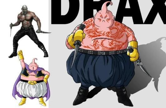 七龙珠与超级英雄结合：比克化身成为绿巨人，布欧毫无违和感！