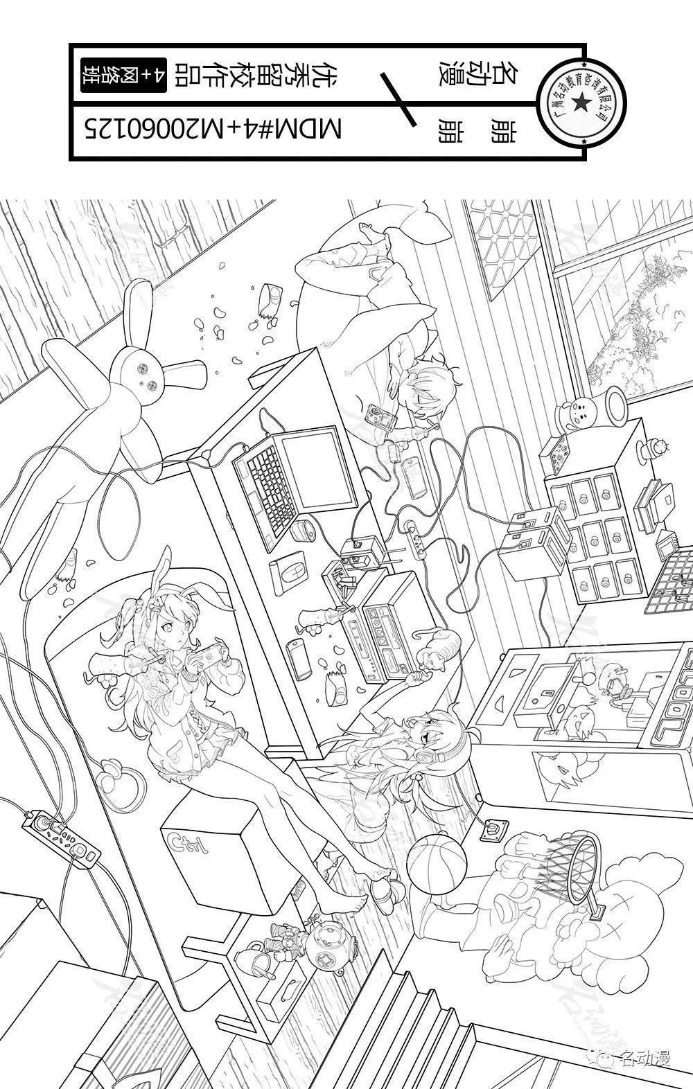 一个月！“线稿狂魔”轻松达成！论画线稿的“高贵血统”