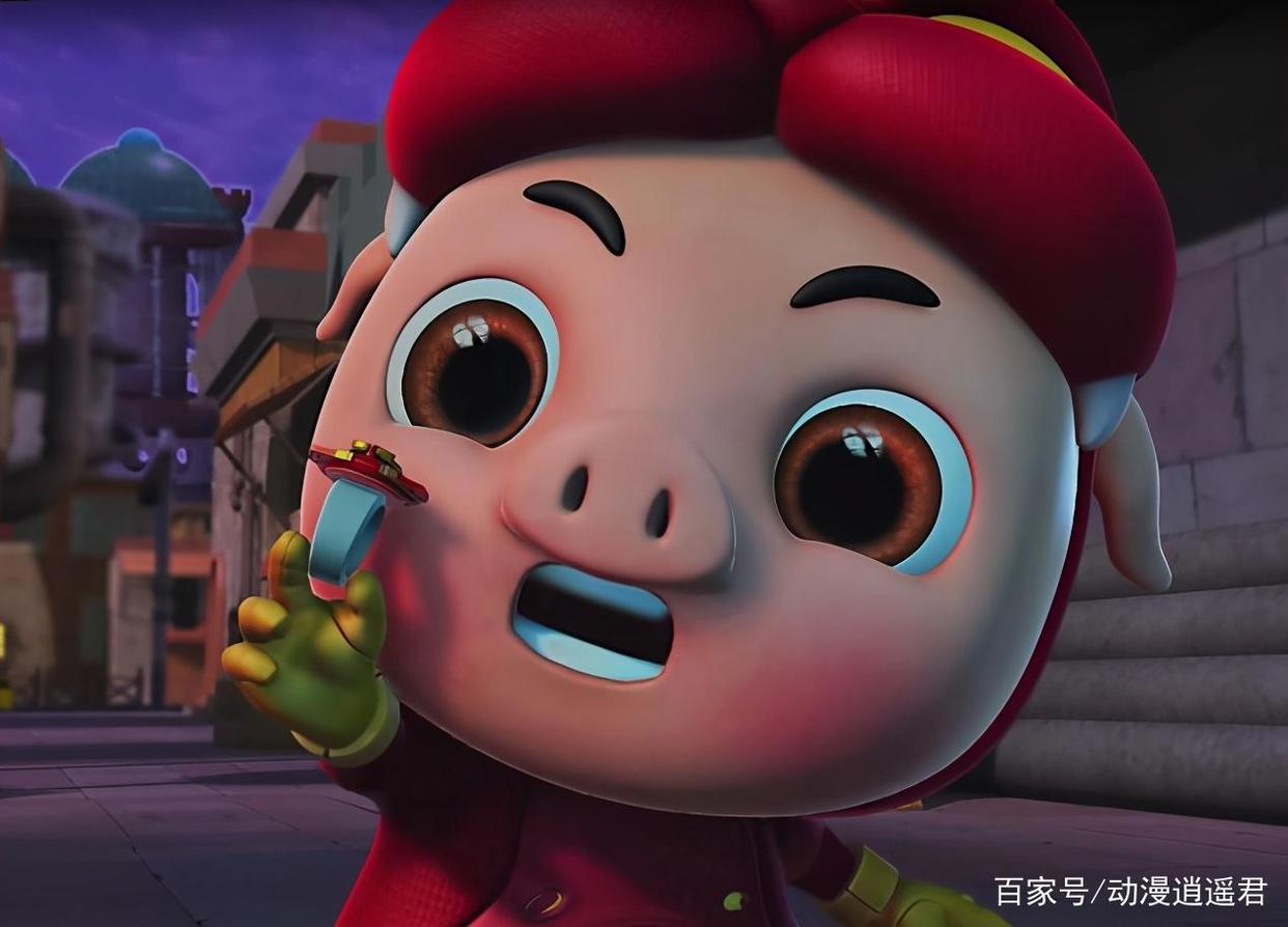 猪猪侠：谁还记得小猪猪的五灵锁如何取得？原来是超强反派赠予