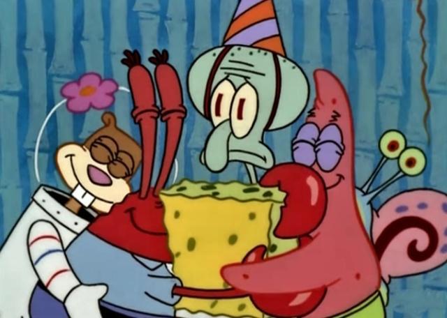 为了回归自然生活海绵宝宝搬去和水母一起住第二天他就后悔了