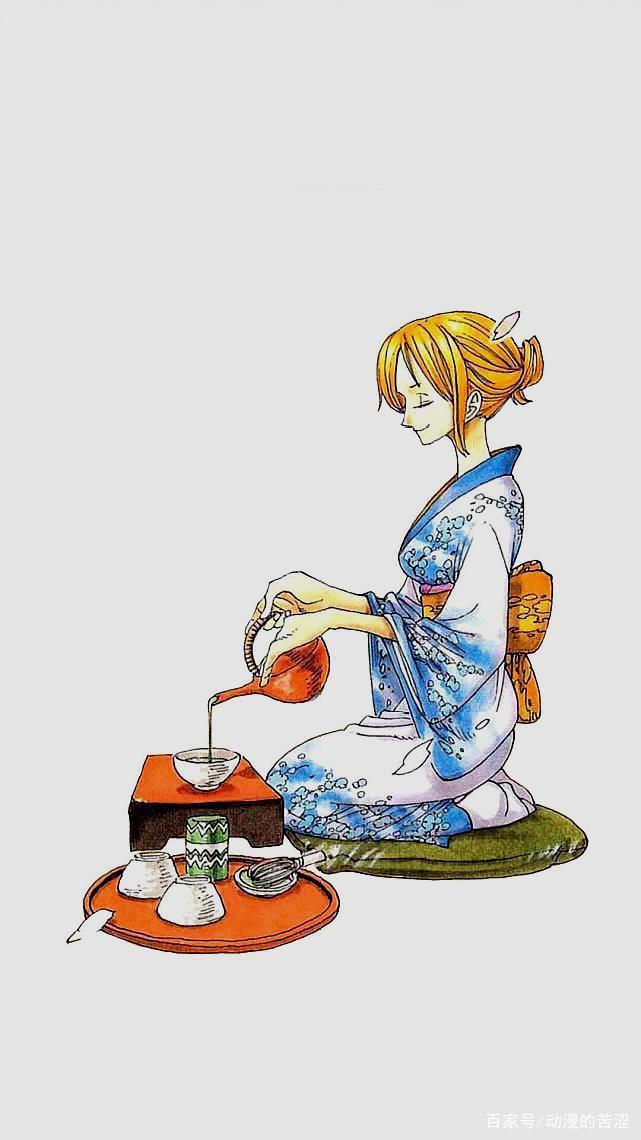 航海王：和之国的罗宾惊艳全场，但看到娜美的和服，漫迷心动了