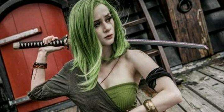 航海王：几个漫画角色真人版惊现街头，女版索隆另有一番风味