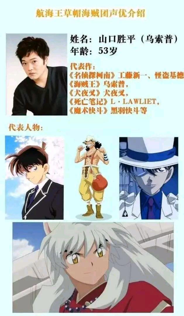 航海王：草帽海贼团的声优们，海米惊讶：阵容豪华呀