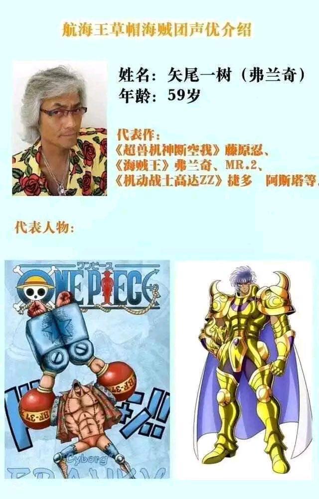 航海王：草帽海贼团的声优们，海米惊讶：阵容豪华呀