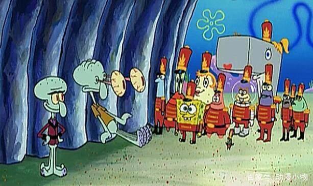 海绵宝宝：章鱼哥组建了怪才乐队，海绵宝宝是主唱！