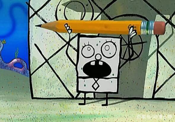 盘点《海绵宝宝》最“诡异”的一集，铅笔人可能是你的童年阴影