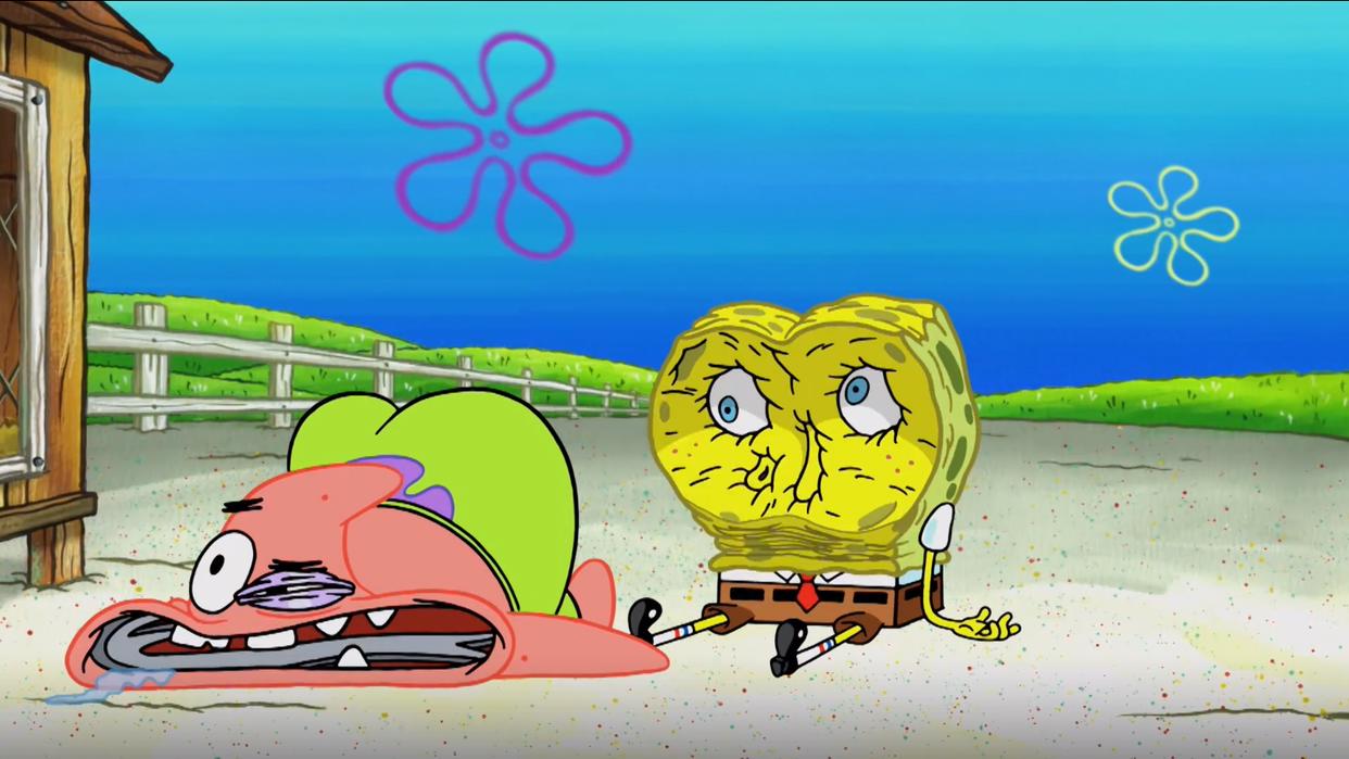 海绵宝宝最新篇章：外星人现身比奇堡，是特地为了找海绵宝宝？