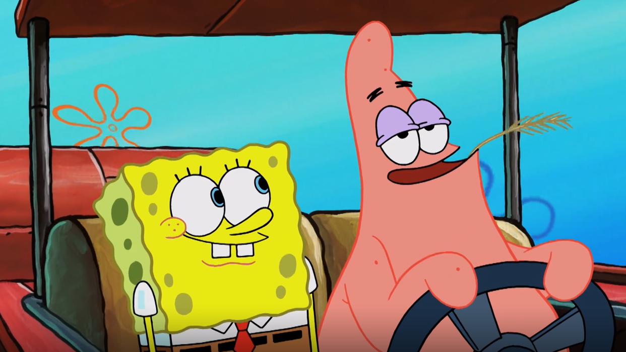 海绵宝宝最新篇章：外星人现身比奇堡，是特地为了找海绵宝宝？