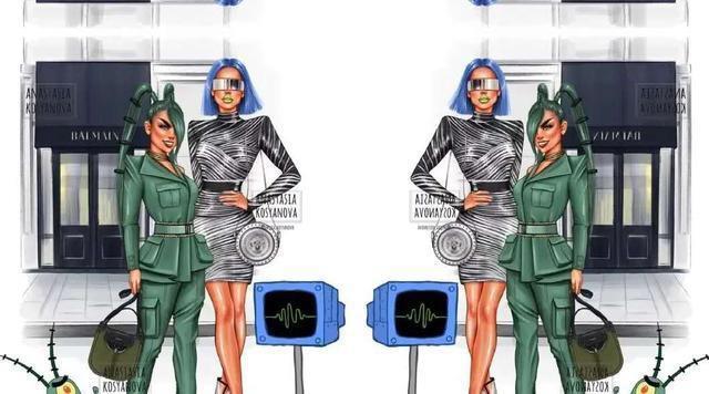 海绵宝宝化身时尚少女：害羞的派大星，时尚的蟹老板，自恋章鱼哥