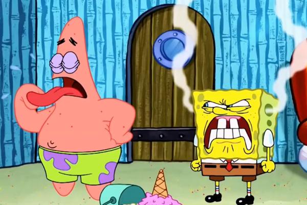 海绵宝宝，派大星被设计暴露人性黑暗面，海绵宝宝受尽羞辱