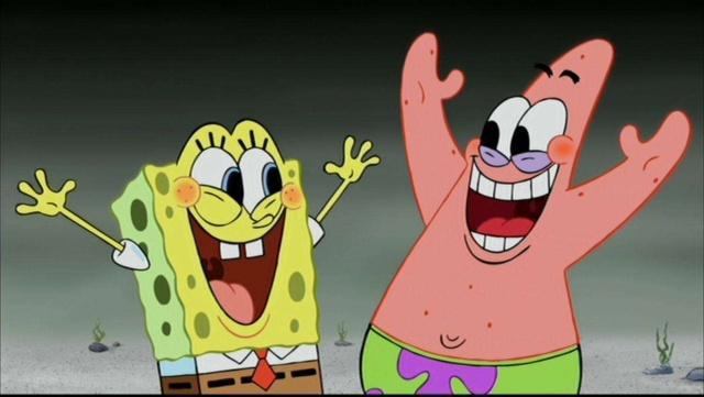 海绵宝宝是一部经典动漫，吸引了全球很多粉丝，给我们带来快乐！