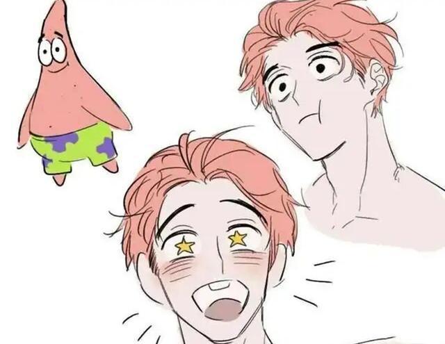 海绵宝宝拟人化，珍珍成撒娇小美女，痞老板是真实的痞子风格