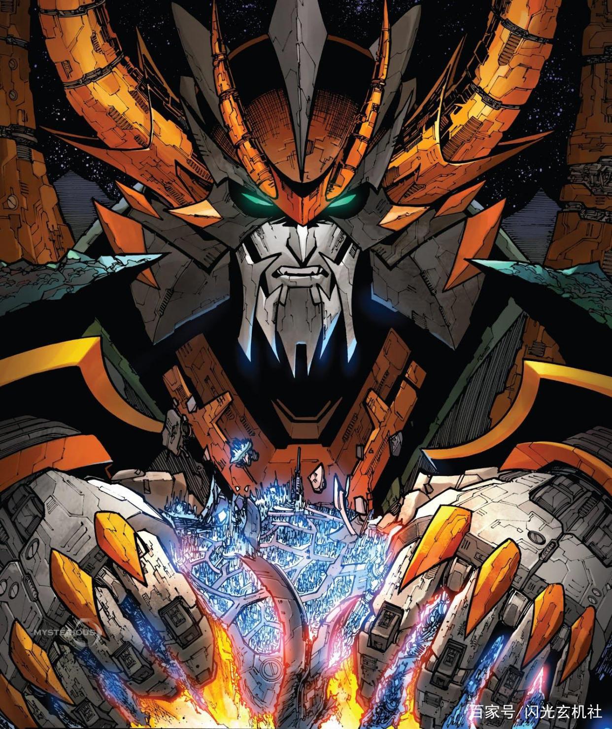 变形金刚动漫人物：变形金刚宇宙观中的“吞噬者”-宇宙大帝