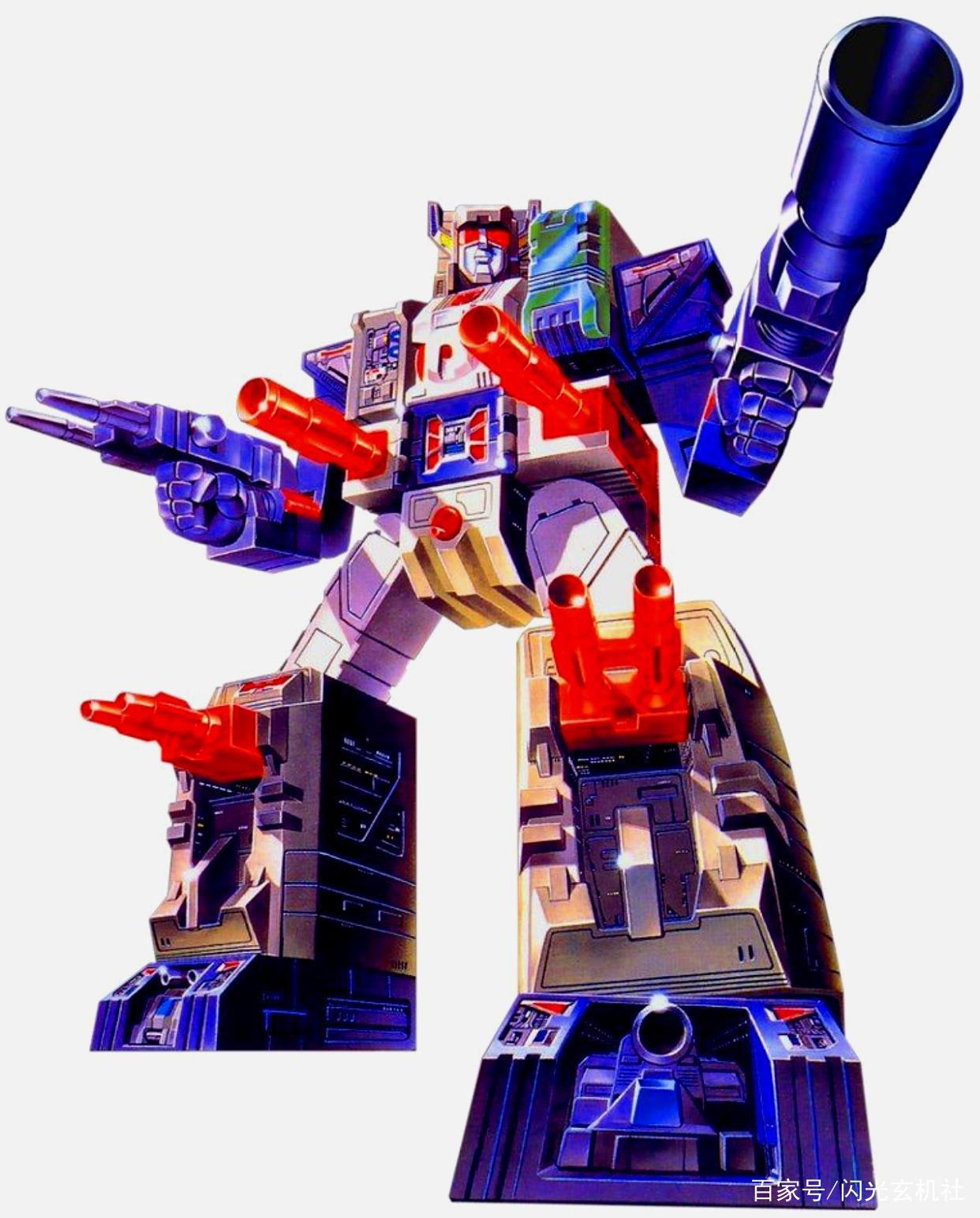 变形金刚动漫人物：日版剧情中汽车人旗舰级头领战士-巨无霸格兰