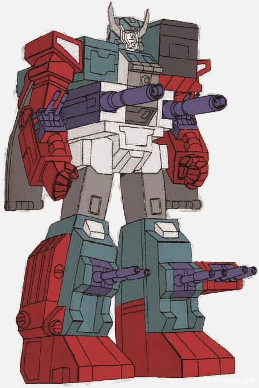变形金刚动漫人物：日版剧情中汽车人旗舰级头领战士-巨无霸格兰