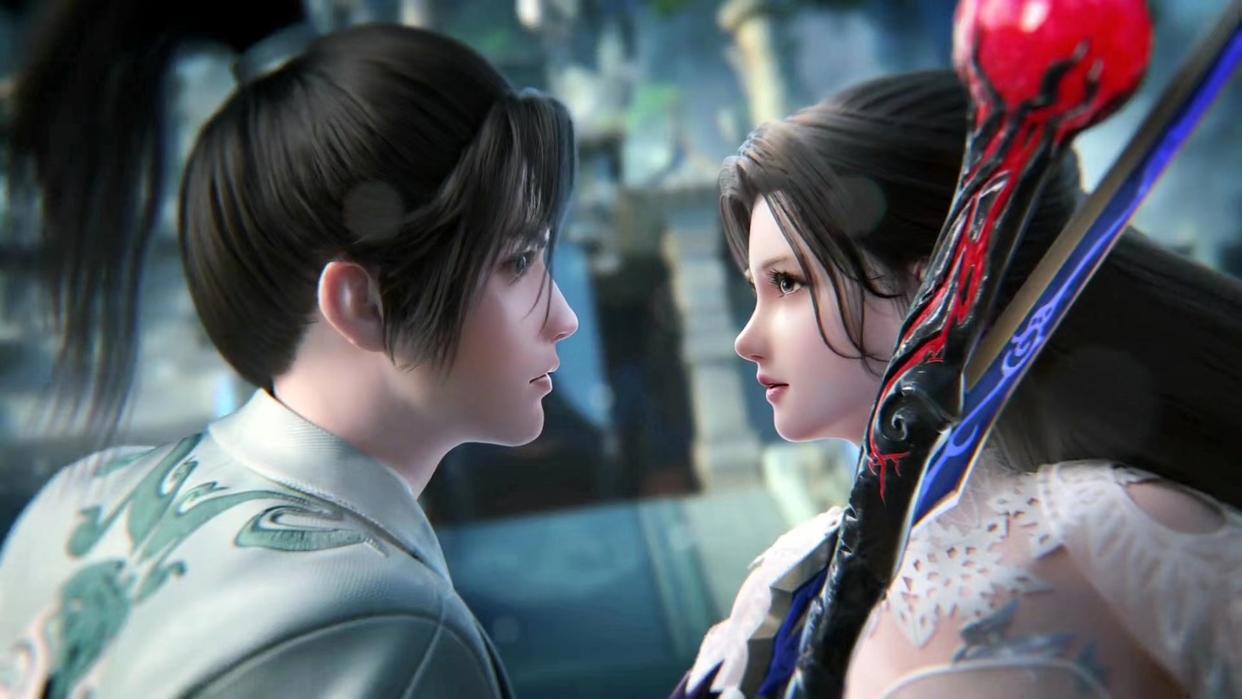 诛仙动漫要是有手游CG这般建模，何愁不会爆火？这才是诛仙那个味