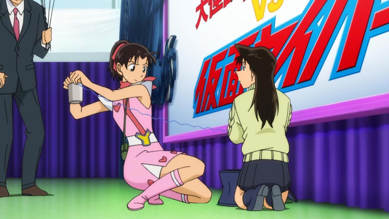 名侦探柯南：大怪兽哥美拉vs假面超人，和叶小兰合力拆弹