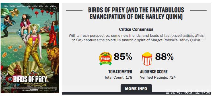 《猛禽小队和哈莉·奎茵》四大特色或将导致这部电影口碑两极分化