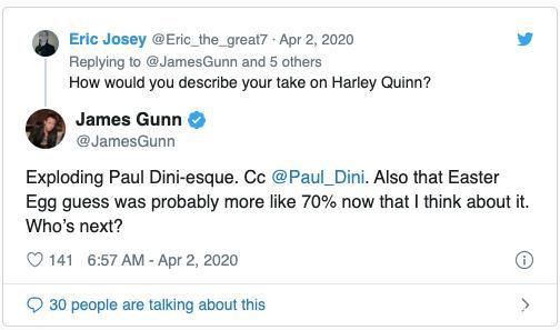 滚导曝光《新自杀小队》中的哈莉·奎茵将大有不同