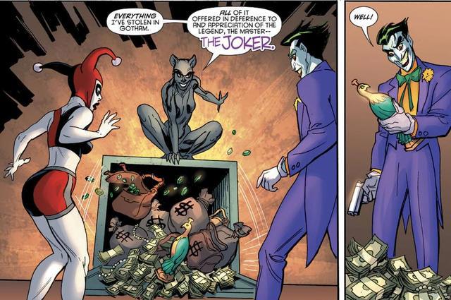 DC新漫画哈莉·奎因和小丑的爱情故事，第一集就出现小三了！