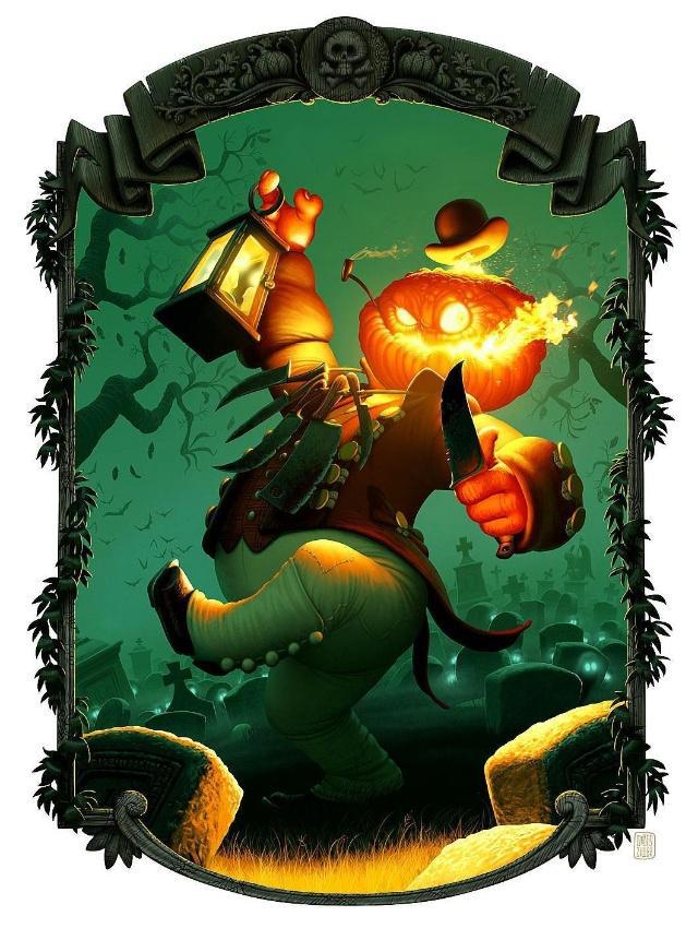 别吓我！万圣节南瓜原来叫MrJack，灵魂画师笔下拟人版简直帅呆
