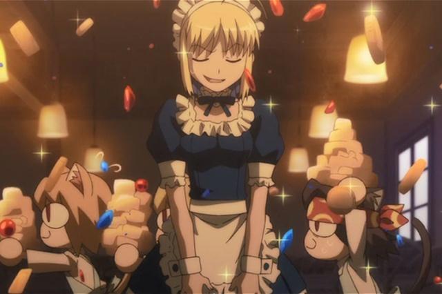 在动漫中存在过的战斗女仆，全身都是肌肉的鸭居燕被主人“嫌弃”