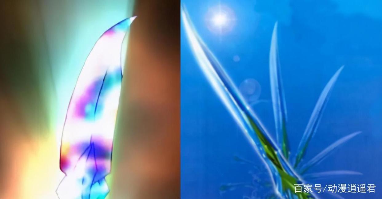 神兵小将：武器漫画对比动漫版，天晶剑寒气逼人，神舞也能当武器