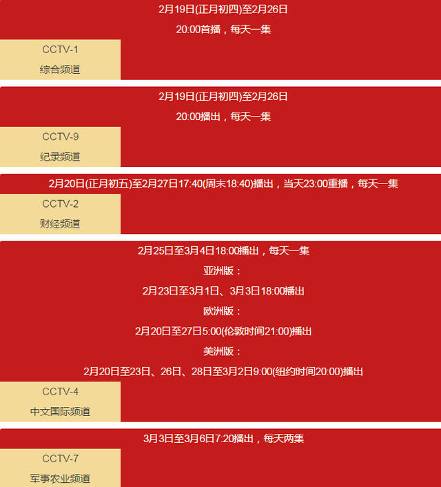 最新春｜央视各频道好节目看不停，浙江元素特别多