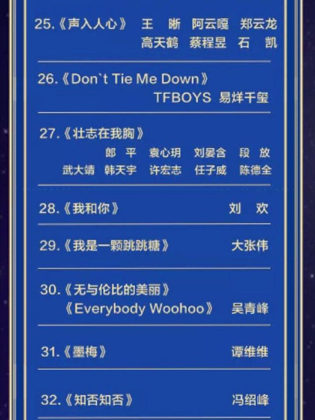 湖南卫视跨年演唱会节目单曝光！看看有没有你最爱的明星吧！