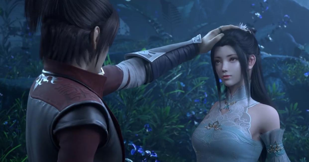 《斗破》缘起、年番定档，萧薰儿戏份明显增加，开始和萧炎恋爱了