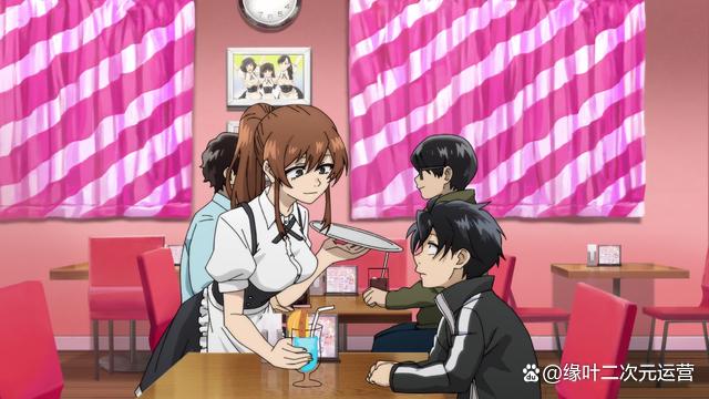 《彻夜之歌》给七草荠拍照，摆了一个巨丑的pose，丑萌丑萌的hhh