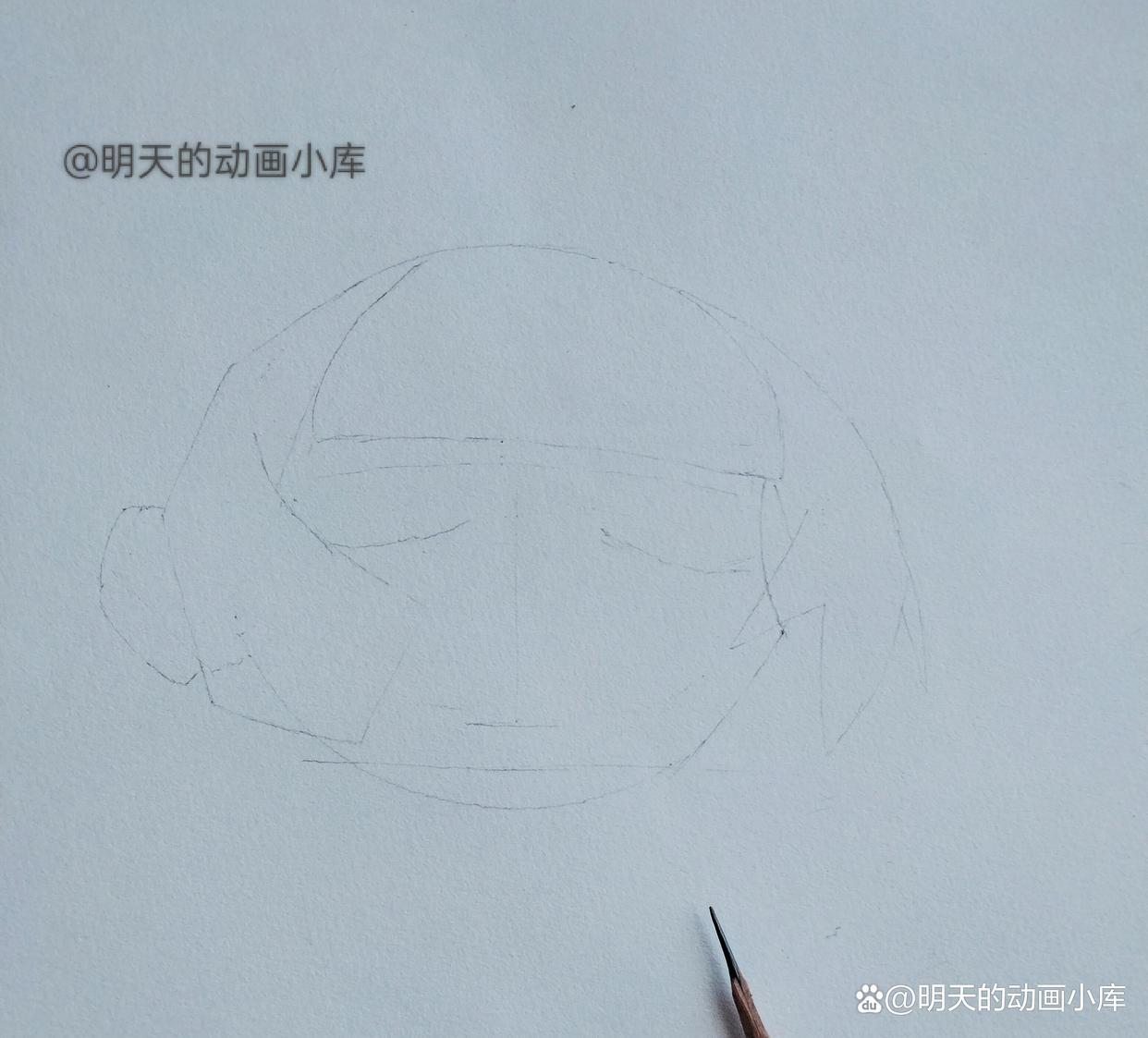 教你手绘动画《彻夜之歌》的女主角七草荠