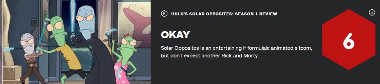 《外星也难民》IGN6分：有趣但比不上瑞克与莫蒂