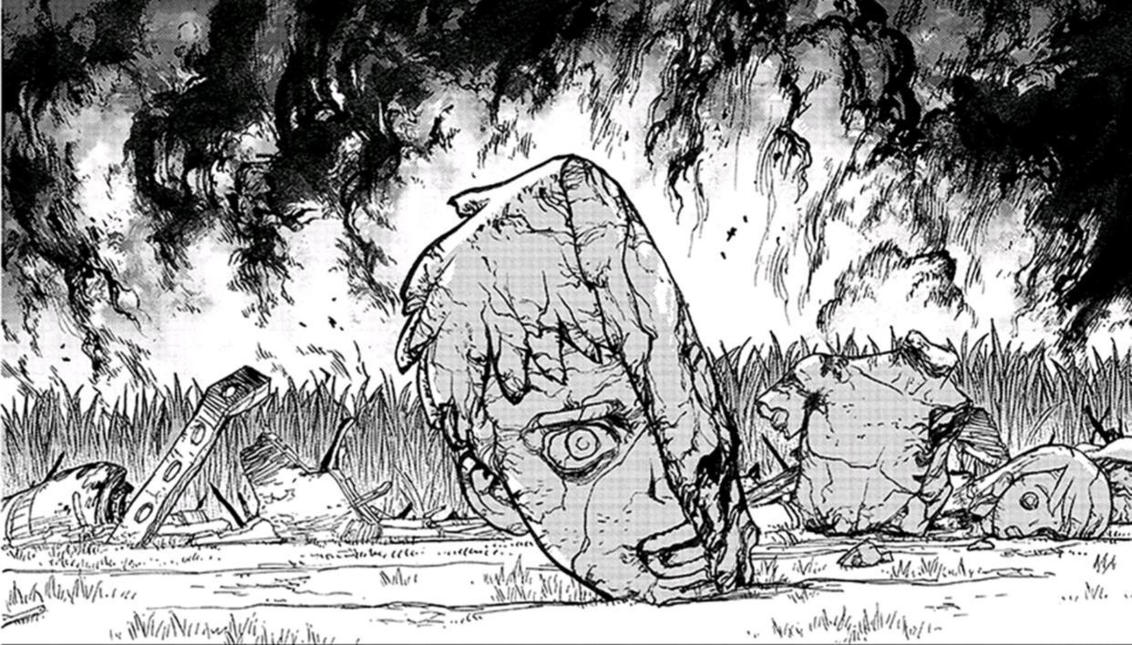 漫画版《石纪元》主角团抵达美洲大陆，再次体会到文明消失的悲伤